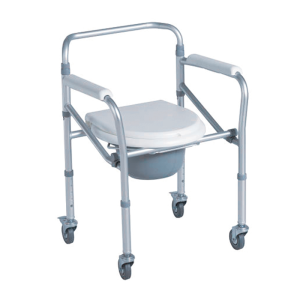 Folding Commode Wheels with brakes