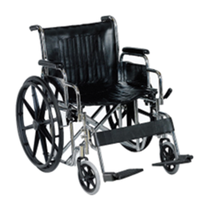 Heavy duty Steel Wheelchair