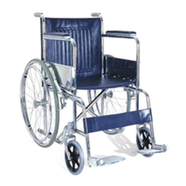 Steel Wheelchair Fixed footrest